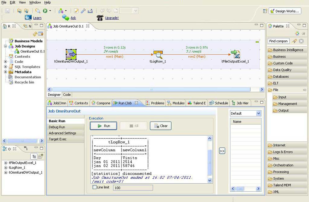 Omniture-Talend Connector